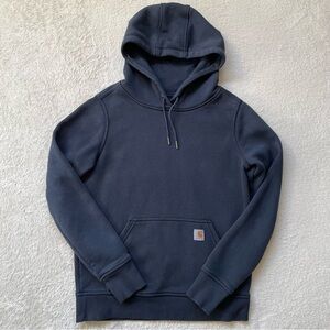 Carhartt Women’s XS(0/2) Navy Relaxed Fit Mid-weight Hoodie